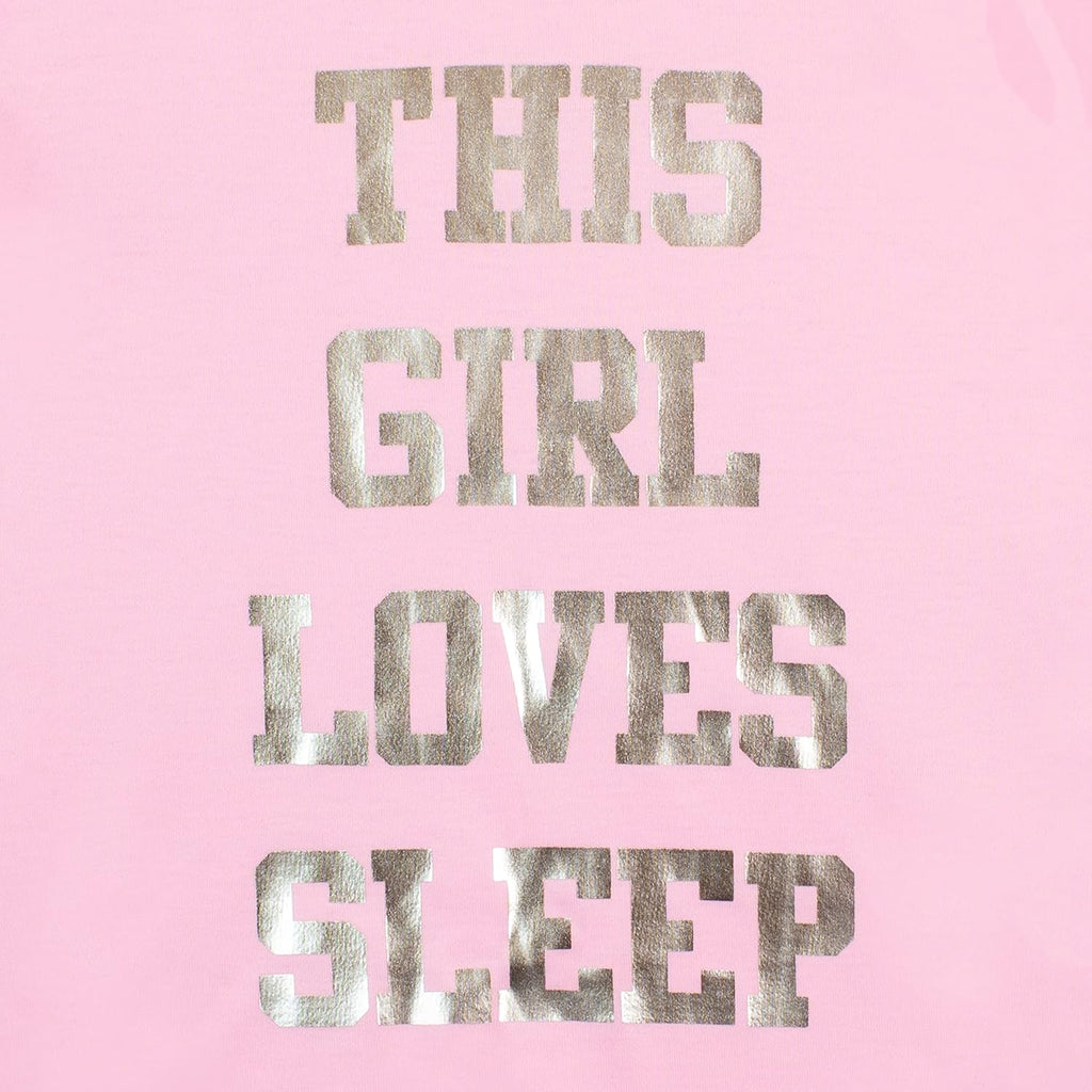 Girls Pajamas Sleep Slogan