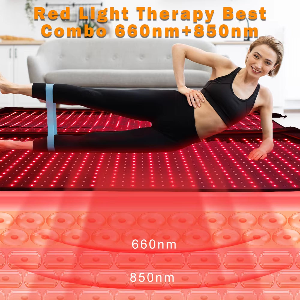 Home Salon Beauty Use Infrared Sauna Bed Full Body Pain Relief Heating Blanket Detox Heated Red Light Therapy Sleeping Bag