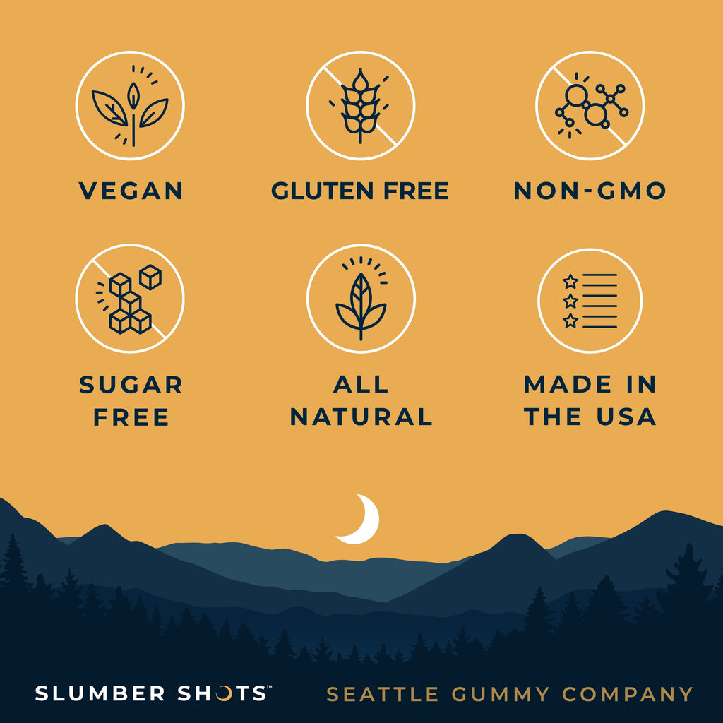 Sleep Aid Gummies, 12-Pack, Mango Flavor