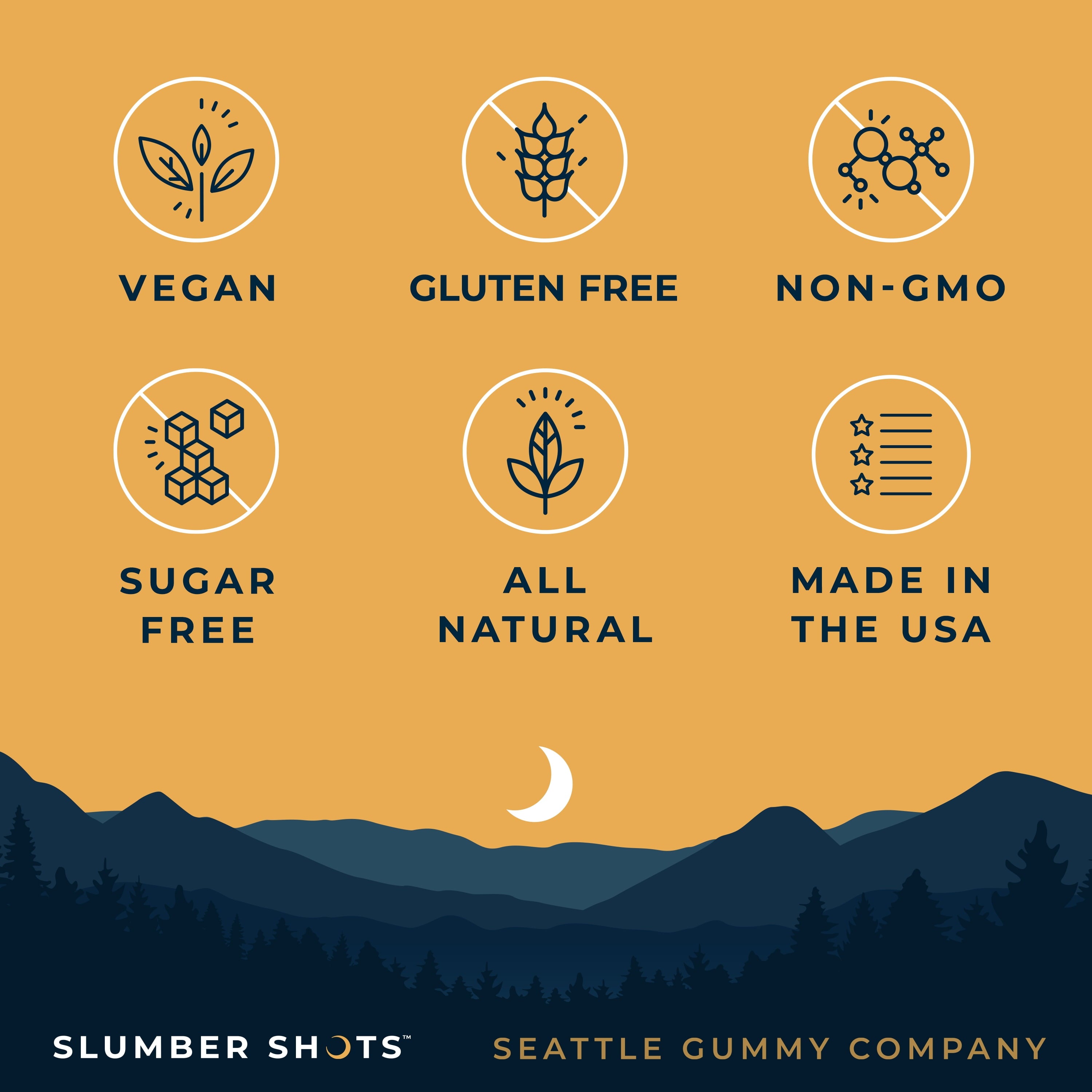 Sleep Aid Gummies, 12-Pack, Mango Flavor