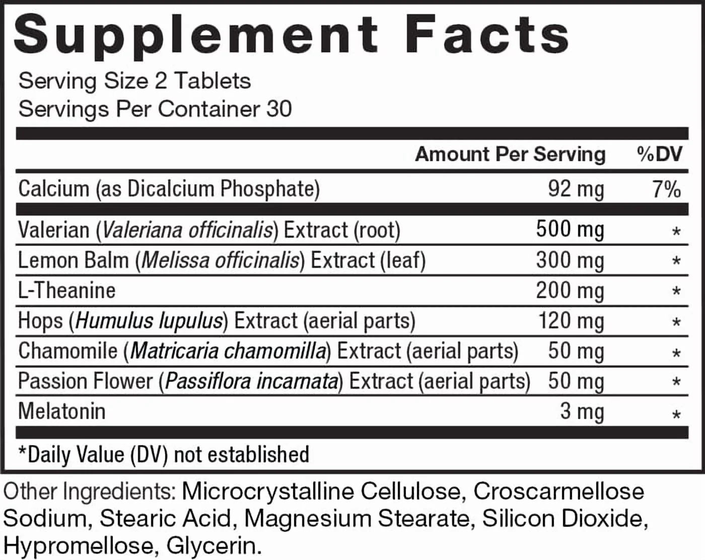 Somnapure Sleep Aid with 3Mg Melatonin, Valerian & L-Theanine for Sleep Support, Drug-Free & Non-Habit-Forming Sleeping Pills, 60 Tablets