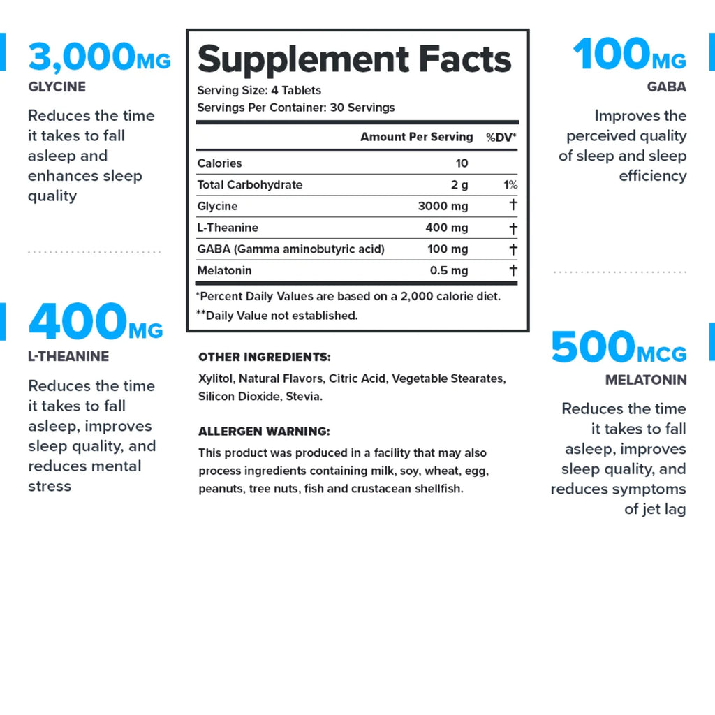 Lunar Chewable Sleep Aid Supplement - 30 Servings