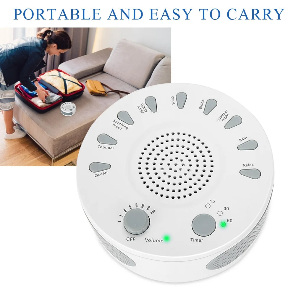 White Noise Sleep Relax Sound Spa Baby Relaxation Soothing Aid Machine