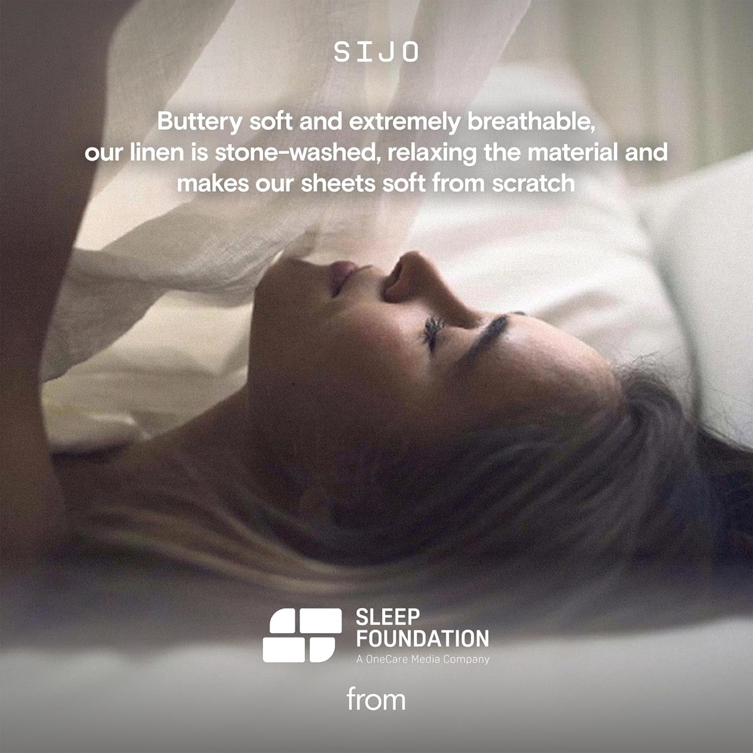 Stone Washed Organic French Linen Bed Sheet Set, GOTS Certified Organic, Best Cooling Linen Sheet Award by Sleep Foundation, 3 Piece - 2 Pillowcases and 1 Fitted Sheet (Fog, Cal King)