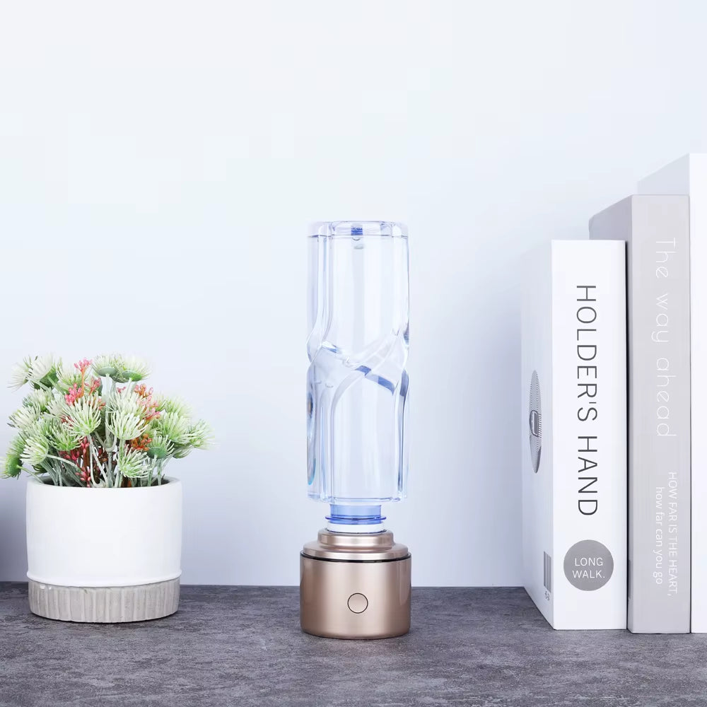 5000PPB Nano-Enriched Hydrogen Water Generator Bottle - Alkaline Anti-Aging Ionizer with Hydrogen-Oxygen Separation Technology