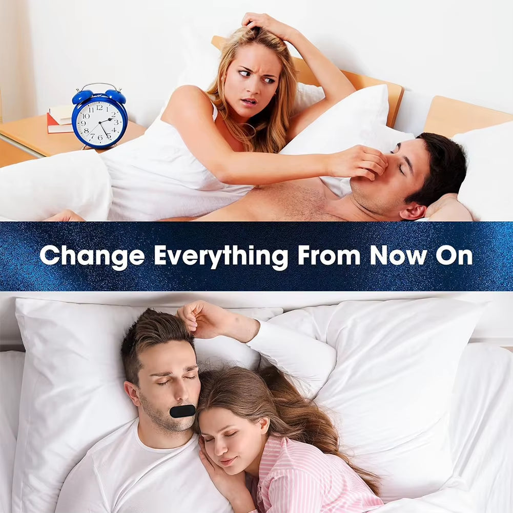 30/60PCS Anti-Snoring Mouth Tape Prevent Snoring Gentle Sleep Strip Keep Mouth Close Improve Breathing Quality Relief Sleep Aids