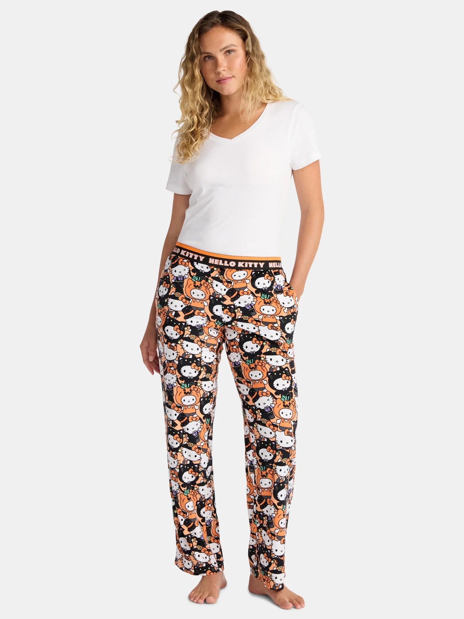 Women'S and Women'S plus Halloween Velour Sleep Pants, Sizes XS-3X