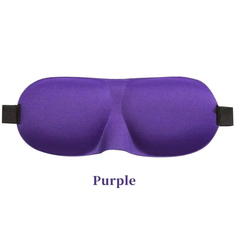 Comfortable Lightweight Eye Cover Soft 3D Contoured Sleeping Mask Breathable Eye Shade for Men and Women Night Travel Rest Aid