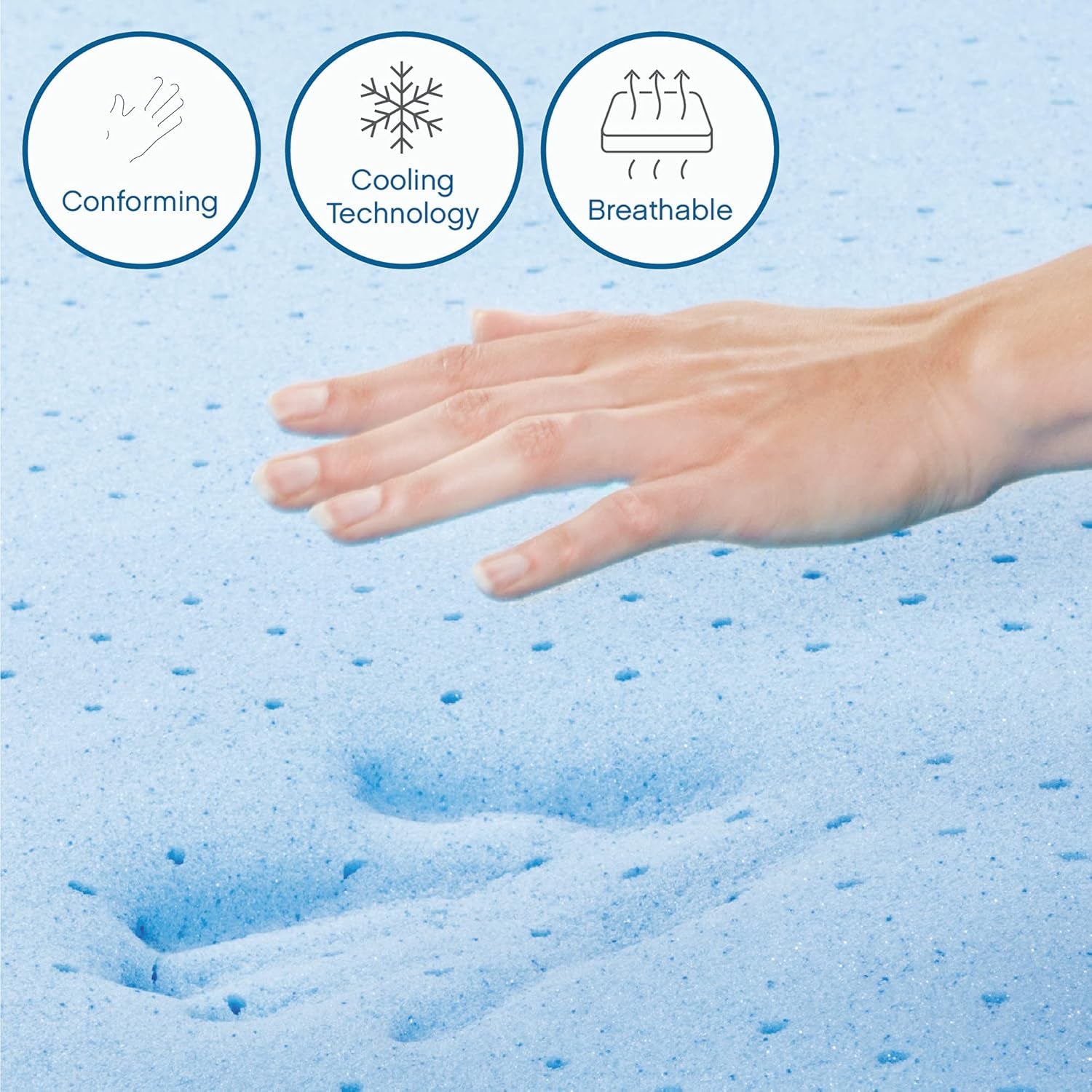 8 Inch King Mattress Memory Foam Medium Firm, King Size Memory Foam Mattress Cooling, Made in the USA, 8" Depth with Pressure Relief, Certipur-Us Certified No Fiberglass, Coolgel Bed