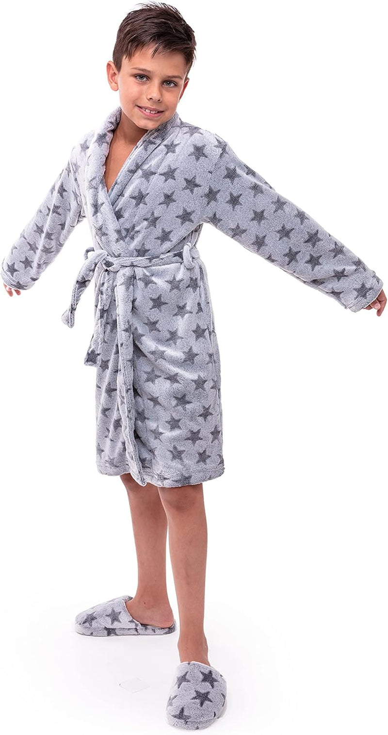 Pajamas Boys Robes for Kids | Fleece Pajama Bathrobes for Boys Sleep and Lounge