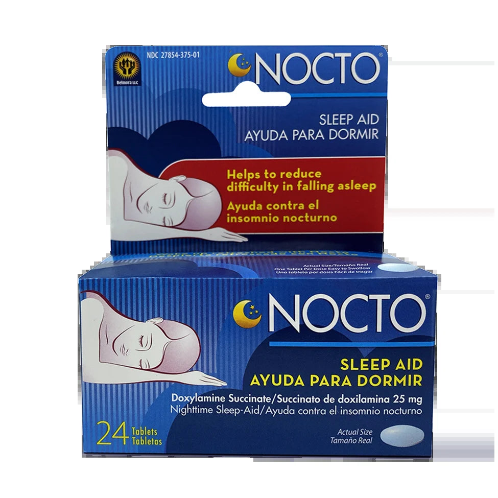 (2 Pack)  Nocto Sleep Aid for Insomnia, 24 Count