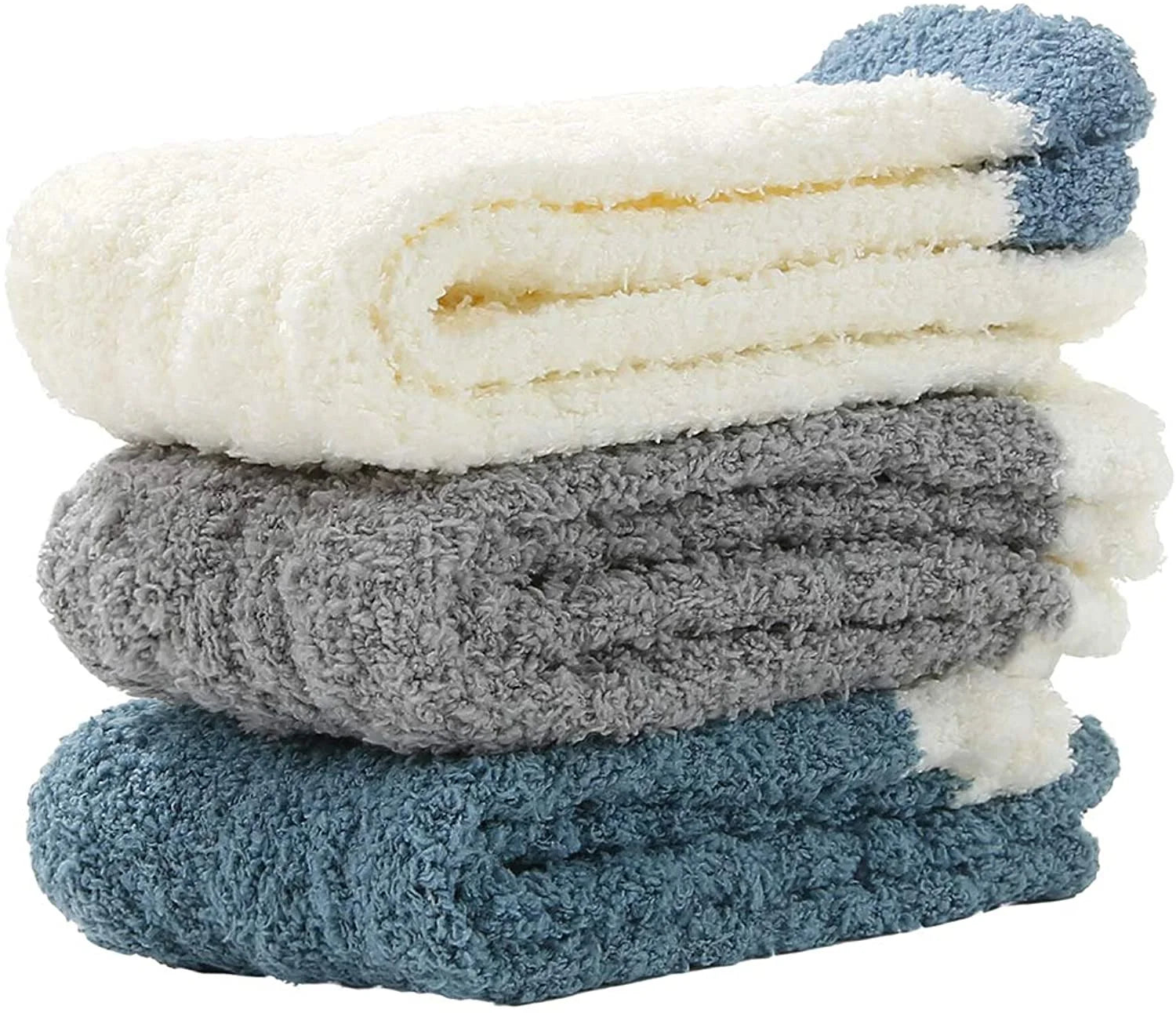 Womens Fuzzy Socks Soft Warm Fluffy Socks for Women Cozy Socks Winter Sleep Socks