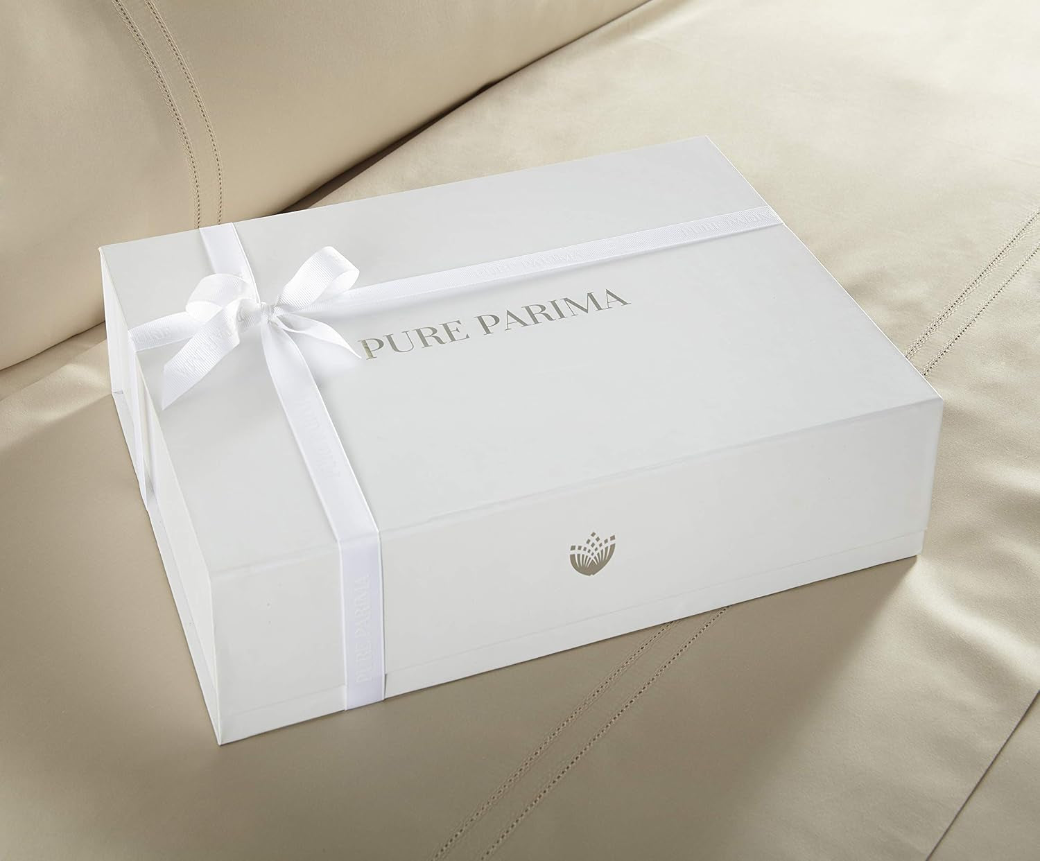 Luxury Duvet Cover Set 100% Certified Egyptian Cotton, Cool Breathable Ultra Soft Double Hem-Stitched Sateen Weave, Hidden Zipper Closure 1 Duvet Cover and 2 Pillow Shams (Tan, King)