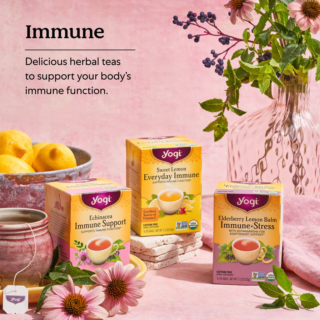 Tea Cozy Cardamom Immune plus Sleep, Herbal Tea Bags, 16 Count