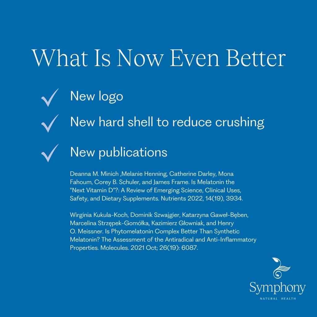 ® 0.3 Mg – the First Plant-Based, Natural Melatonin Supplement (Phyto-Melatonin) - Low Dose Sleep Aid, Supports Circadian Rhythm & Cellular Health – 180 Capsules (180 Day Supply)