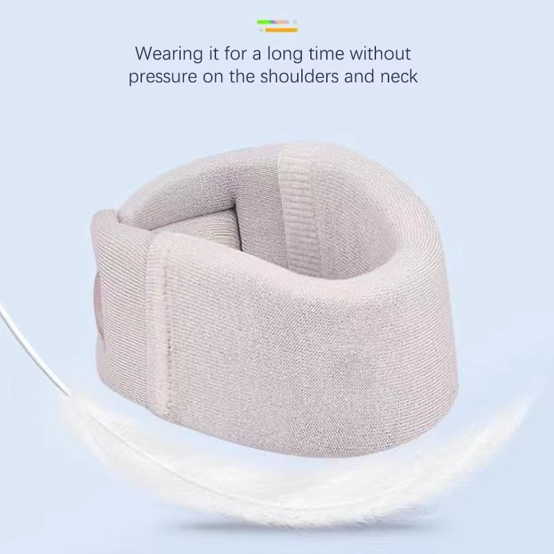 1 Pack Neck Support Adjustable Neck Support Cervical Sponge Neck Protector for Sleep Relief Neck Pain Breathable Neck Support