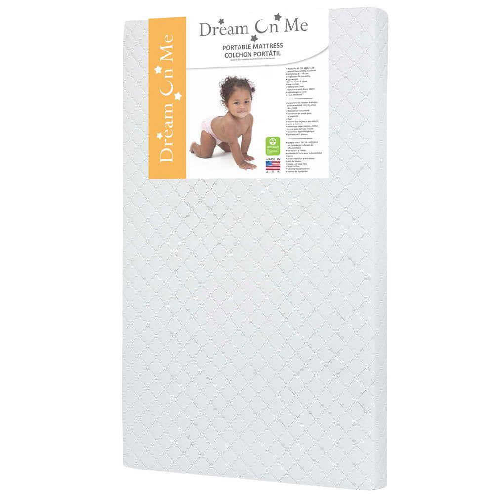 3 In. Portable Mini Crib Mattress
