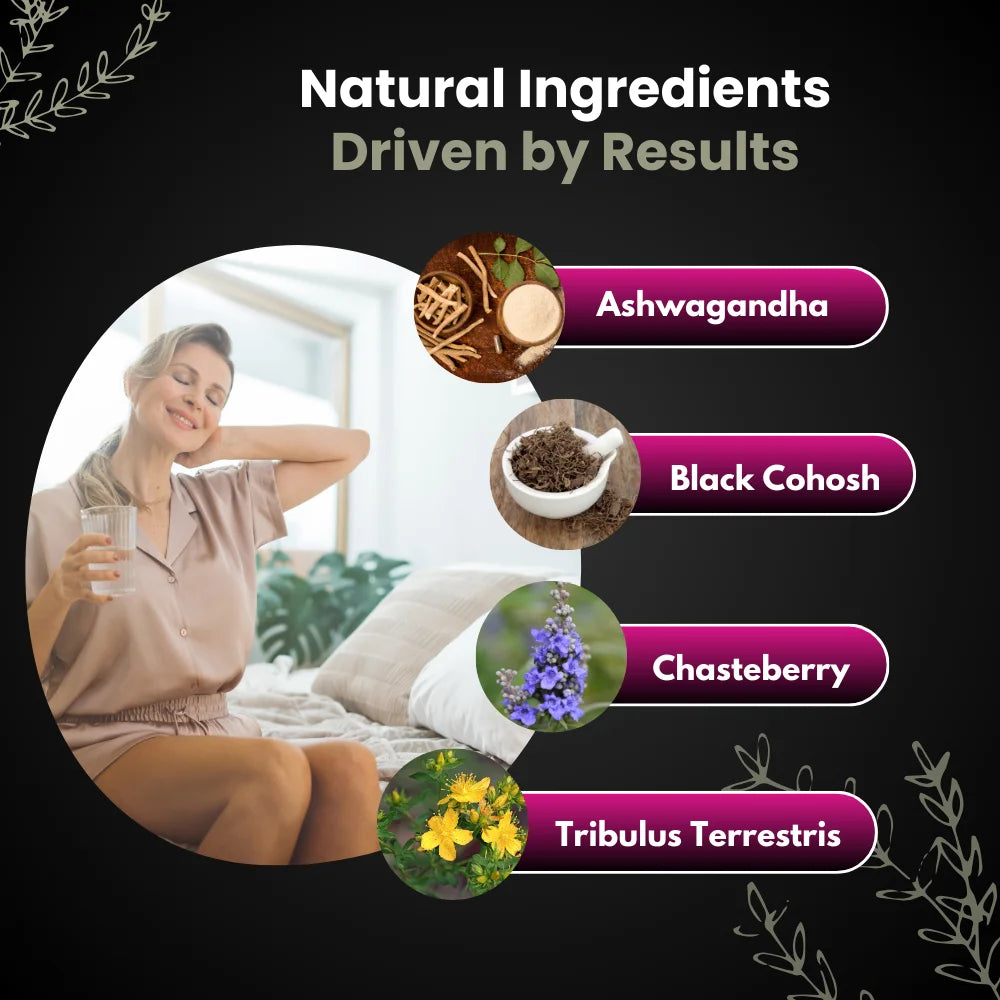 UNALTERED Hormone Balance - Natural Menopause Support Dietary Supplement - 60 Capsules