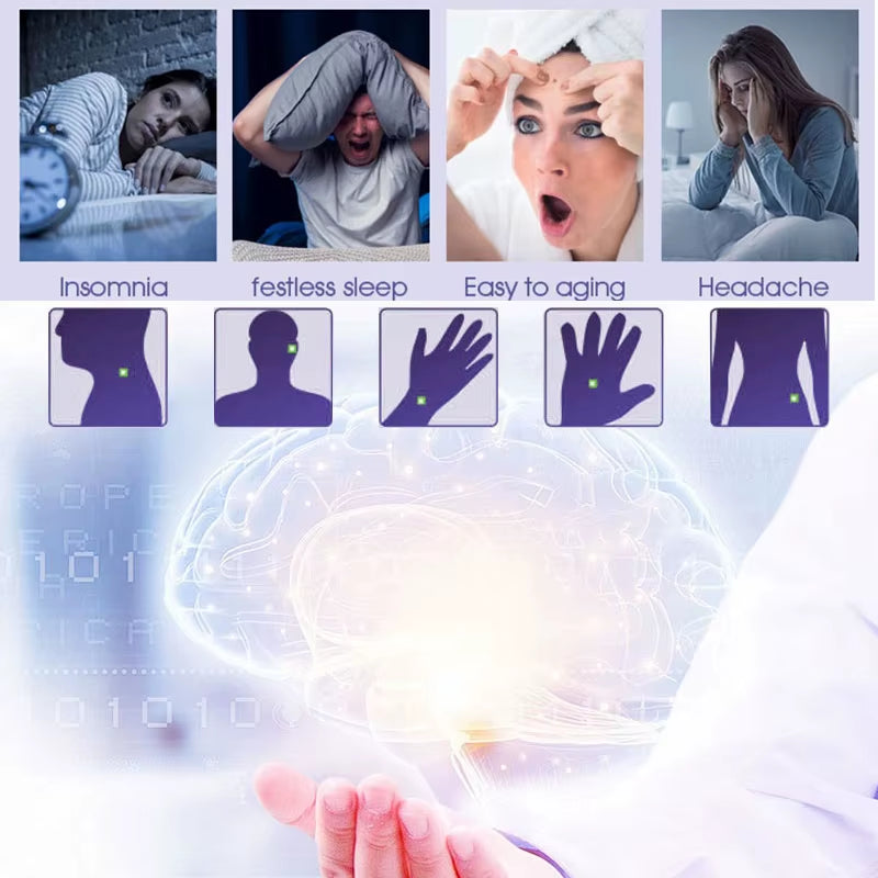 Sleep Aid Plaster Relieve Stress Anxiety Decompression Headache Neurasthenia Difficulty Falling Asleep Improve Insomnia Patches