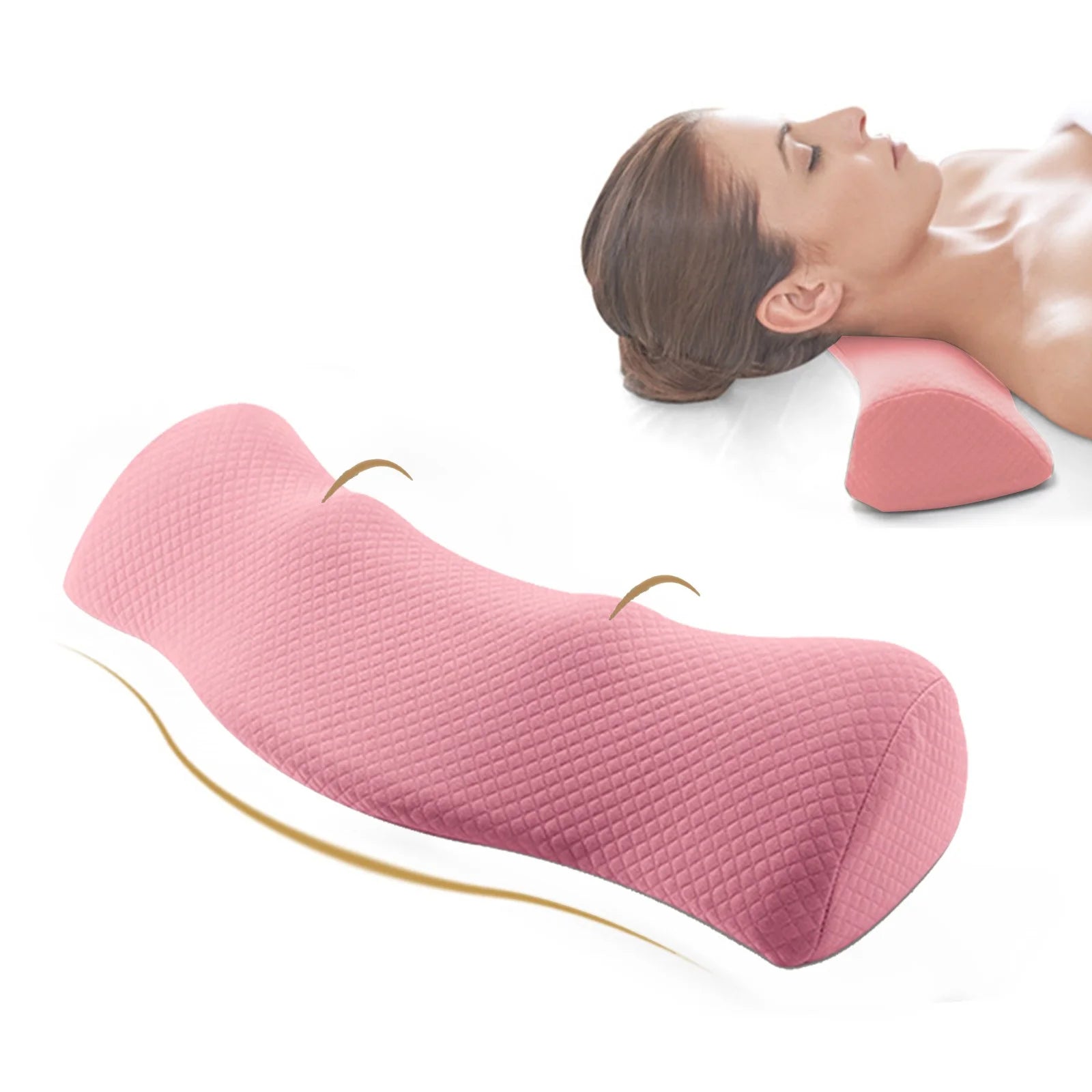 Memory Foam Cervical Pillow-Ergonomic Neck Support for Pain Relief and Improved Sleep Quality