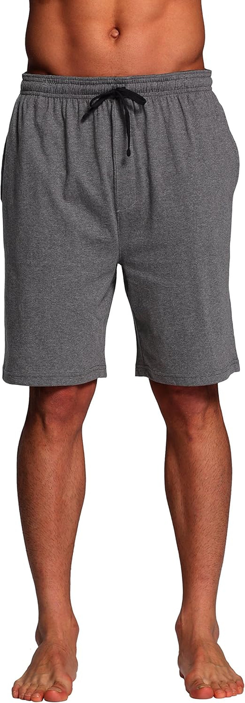 Men'S Sleep Shorts - 100% Cotton Knit Sleep Pajama & Lounge Wear