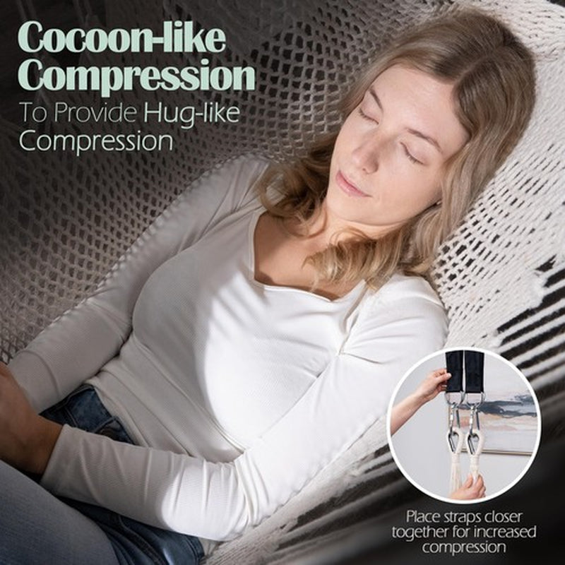 Abby & Noah Autism Sensory Swing for Adults & Kids - Cozy Cocoon Outdoor Indo...