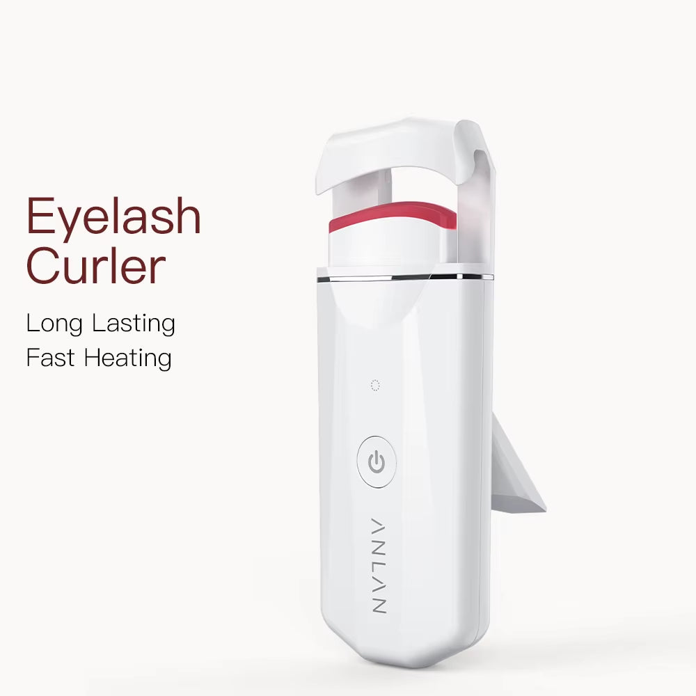 Electric Heated Eyelash Curler Long-Lasting Curl Rechargeable Electric Eye Lash Perm Eyelashes Clip Portable Makeup Tool