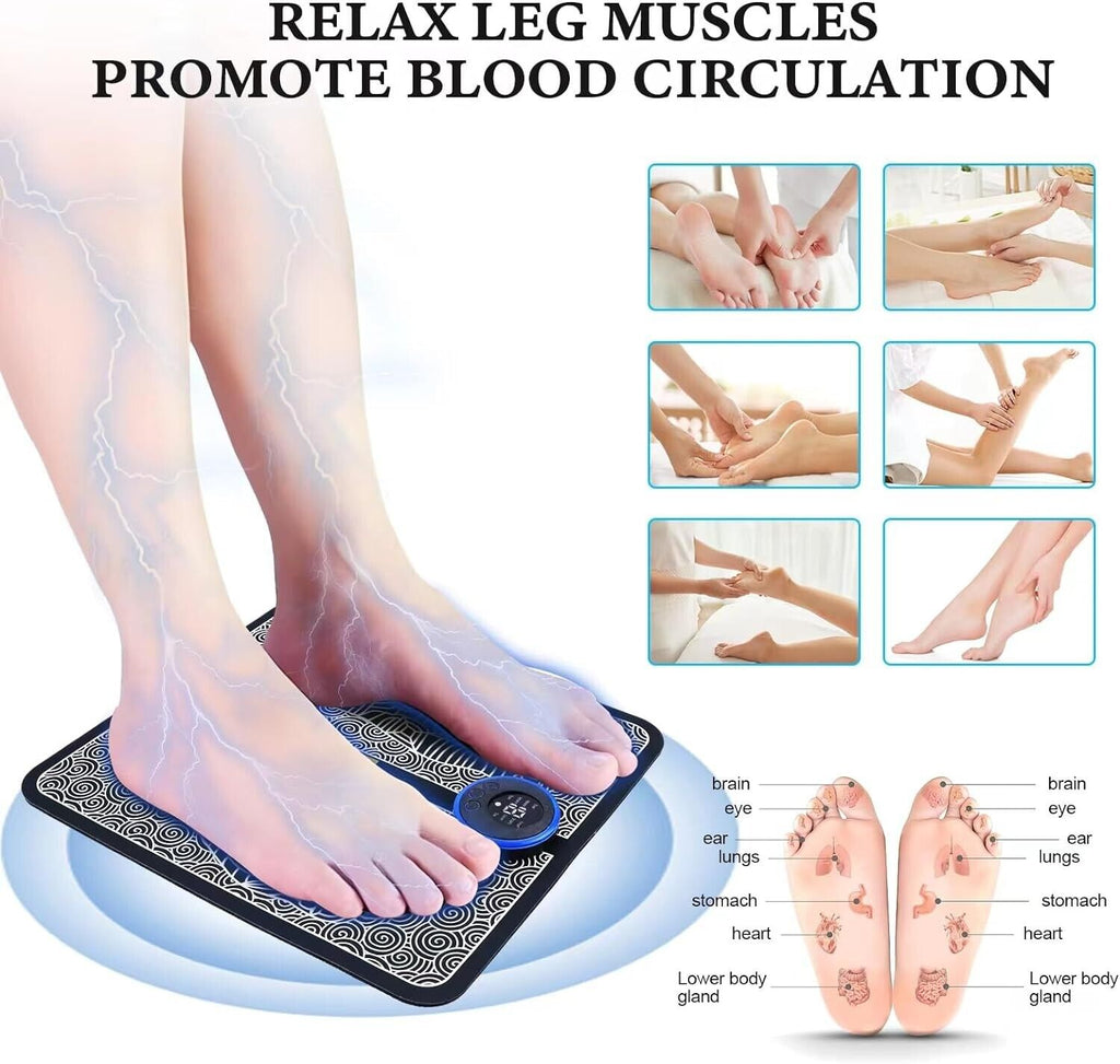 EMS Foot Massager Leg Reshaping Electric Deep Kneading Muscle Pain Relax Machine