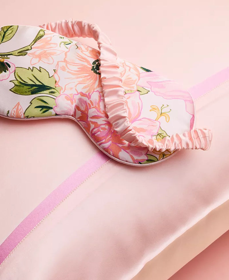 Flower Show Pillowcase and Eye Mask Sleep Set, Exclusively at