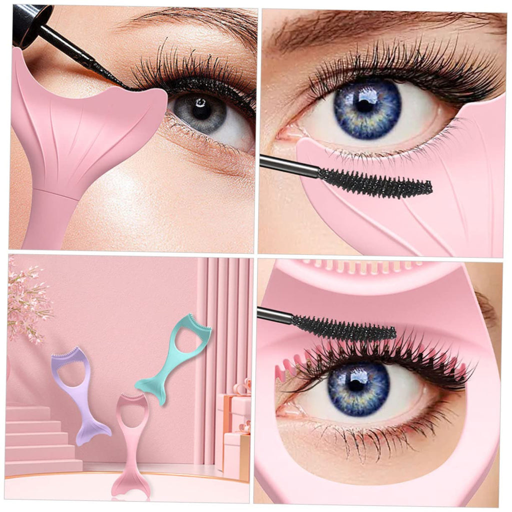 2Pcs Silicone Eyeliner Aid Tools for Women Makeup Applicator for Eye Makeup Comfortable Use Smudge Mascara Application for Beginners