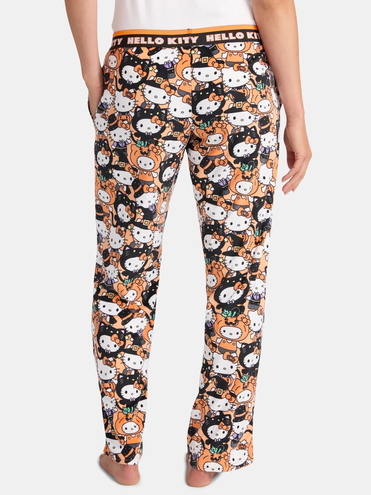 Women'S and Women'S plus Halloween Velour Sleep Pants, Sizes XS-3X