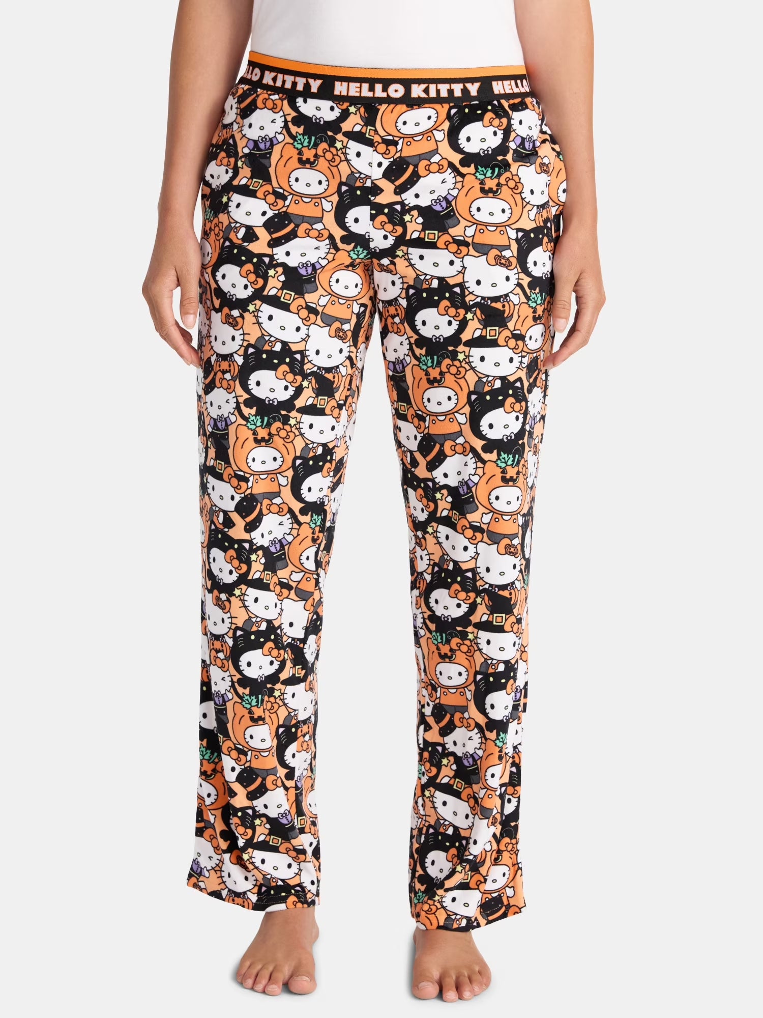 Women'S and Women'S plus Halloween Velour Sleep Pants, Sizes XS-3X