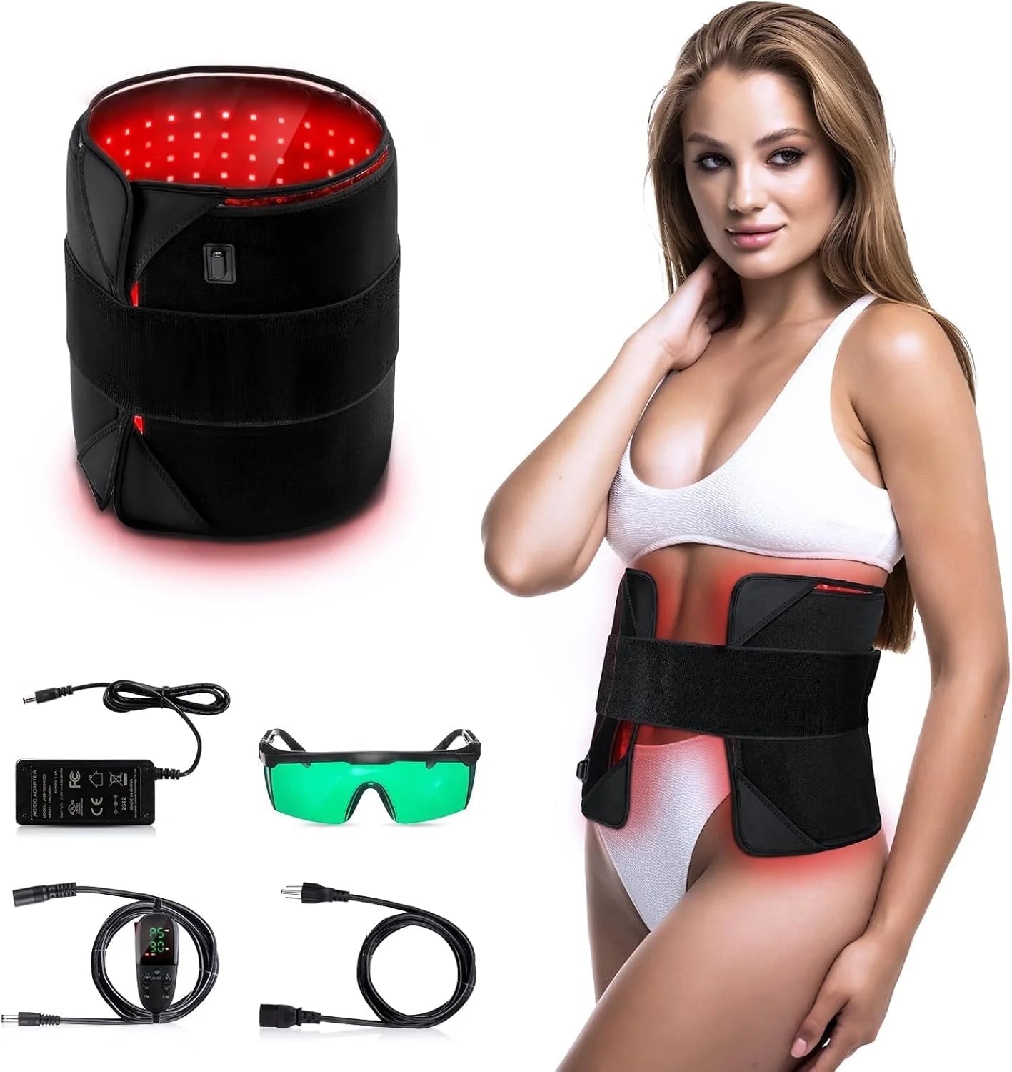 , Red Light Therapy Mat for Body, 31.5" * 11.8" Red Light Therapy Blanket Red near Infrared 660Nm 850Nm Full Body Pad, 1080 Leds Infrared Light Therapy for Body for Pain Relief, Improved Sleep