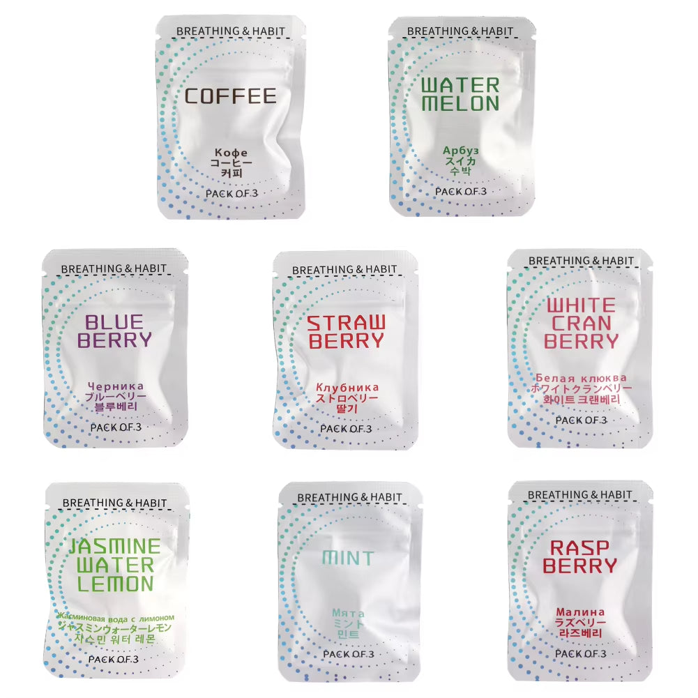 6Pcs Quit Smoking Smokeless Preferred Infused Essential Oil Flavors Anxiety Relief Aromatherapy Artifact Device Replace Stick